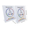 2 pcs pre-programmed NFC Google Review Stands- Ready to Use, No Setup Required - Image 2
